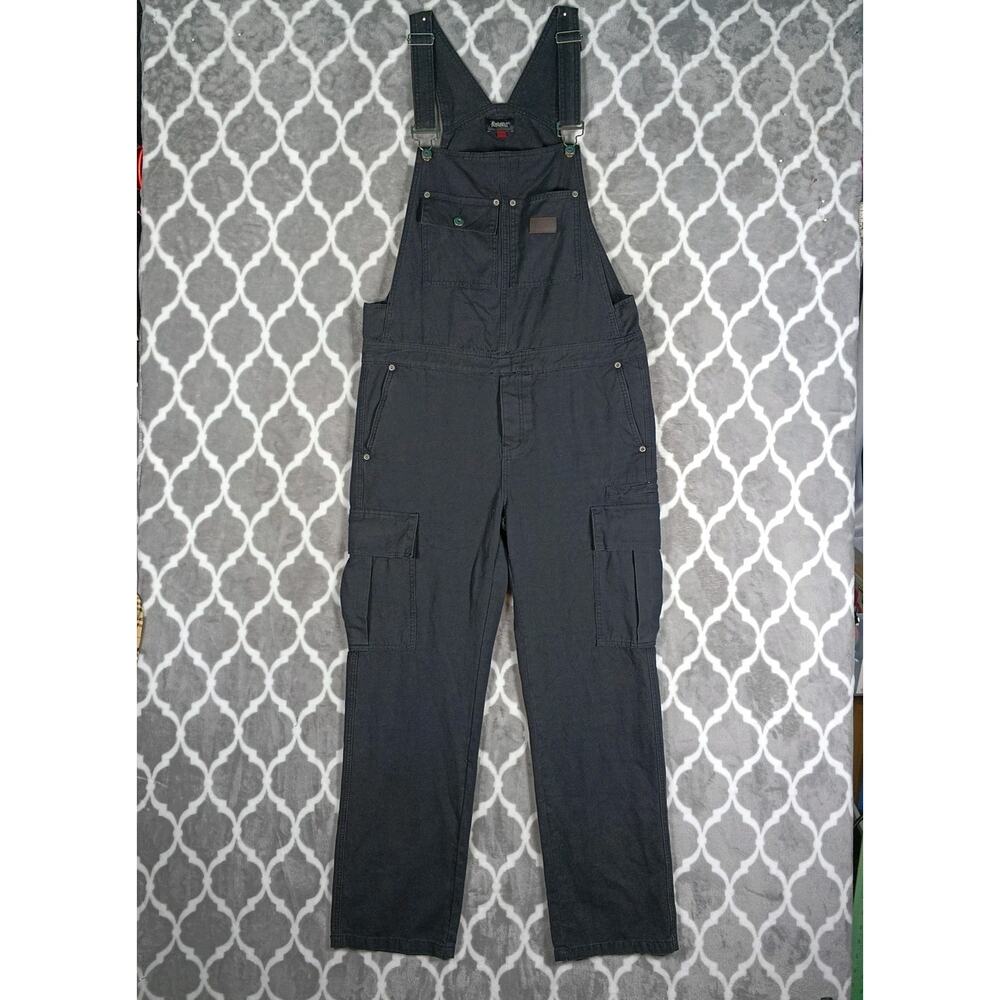 Altamont Overalls Size Medium Black Cargo Utility Slim Straight Skate